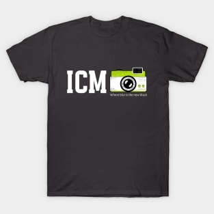 ICM - Where Blur is the New Black for the ICM Photographer T-Shirt